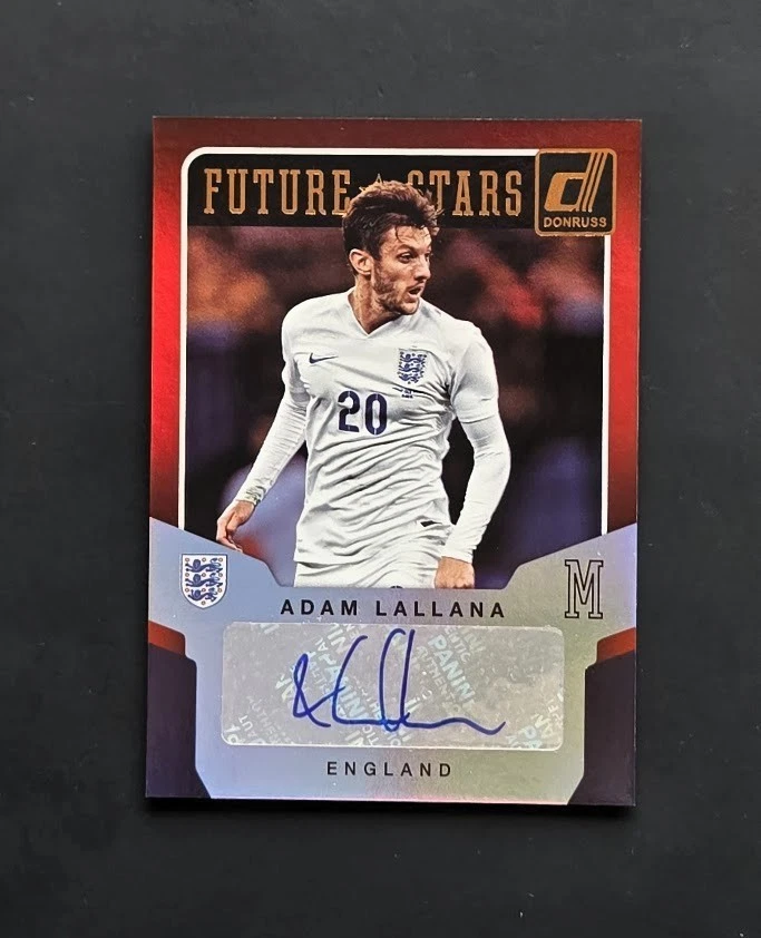Carte Memphis Depay Panini Donruss Future Stars 083/199 Autographiée RC Lyon 2015