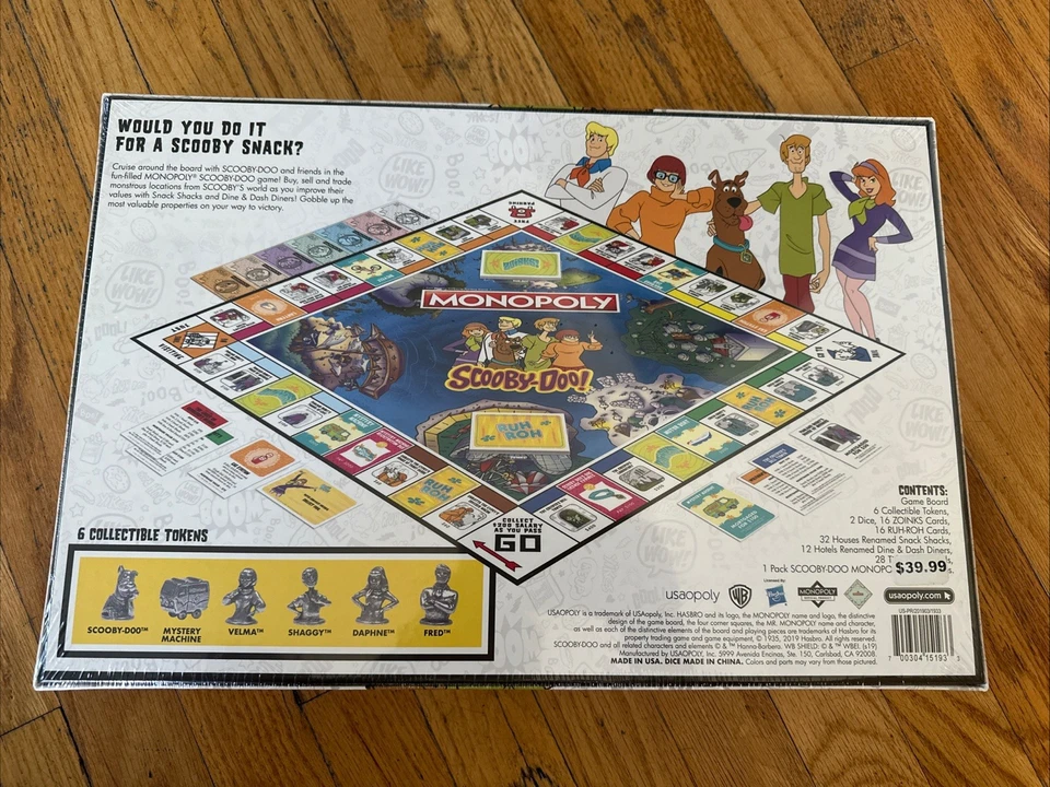 NEW! Sealed 50th Anniversary Monopoly: Scooby-Doo! Board Game - Image 2 of 4