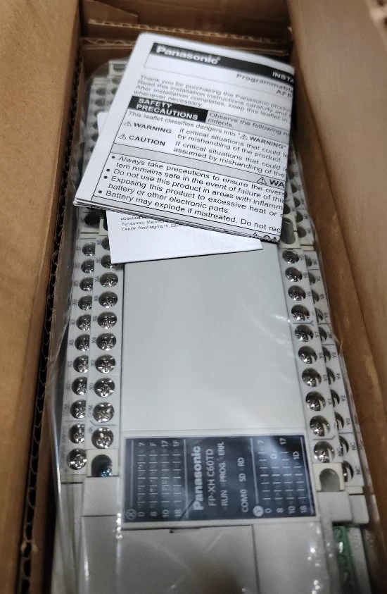 US Free TAX 1PC New Panasonic AFPXHC60TD-F AFPXHC60TDF Control Unit - Image 2 of 2