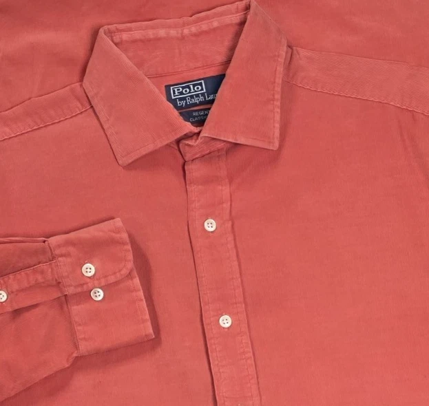 Polo Ralph Lauren Corduroy Long Sleeve Casual Button-Down Shirts