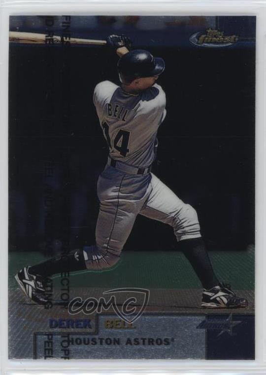 1999 Topps Finest Derek Bell #242 0v1l