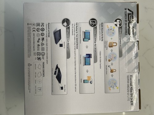 ASUS External Slim DVD-RW SDRW-08D2S-U - Afbeelding 2 van 3