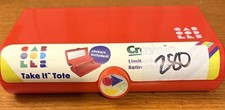 Caboodles Take It Tote Crayola Red Limited Edition Retired Color Makeup Case