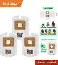 Ultra-Lightweight 3-Piece 2-2.5 Gallon Vacuum Bags - Tear Resistant & Effective