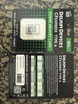Delkin Devices 160GB POWER CFexpress Type A Memory Card (VPG 400)