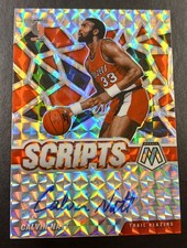 2020-21 Mosaic Calvin Natt Portland Trail Blazers Scripts Auto SC-CNT SILVER