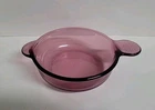 Vintage Corningware USA Visions V-240-B no lid Cranberry Grab It Bowl