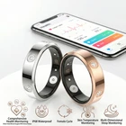 Women's Smart Ring Period Tracker Body Temp Sleep Monitor App Music Health Ring