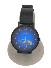 SEIKO Watch Analog Leather NVY BLK AGAK706