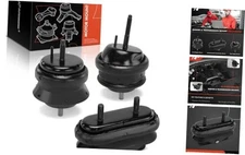 3PCS Engine Motor Mount and Transmission Mount Set Compatible with Buick