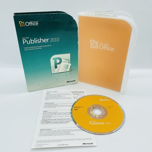 Microsoft Publisher 2010 (Win7/Vista/XP) mit Product Key Einzelhandel Original schneller Versand