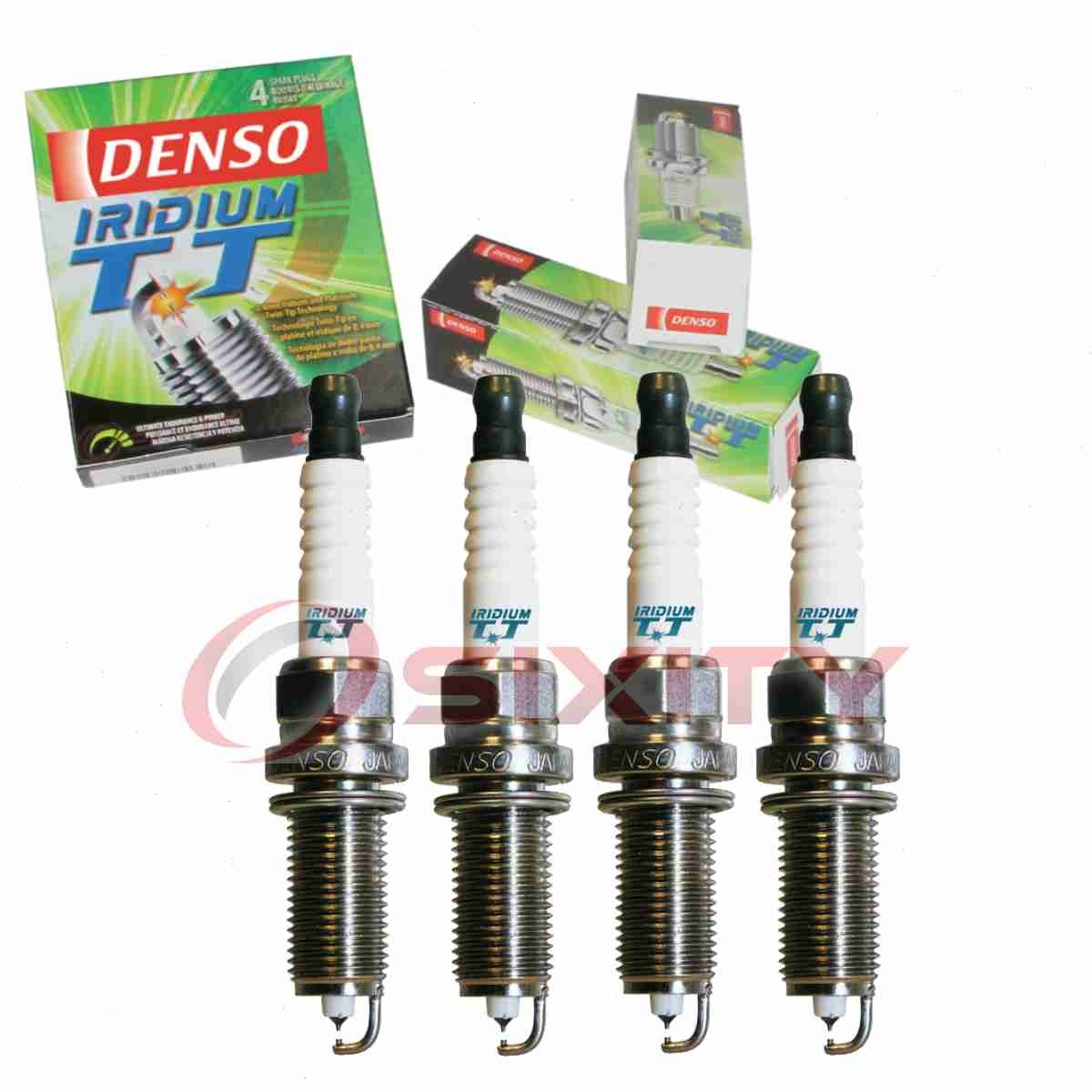 4 pc Denso Iridium TT Spark Plugs for 2013-2015 Subaru XV Crosstrek 2.0L H4 wa