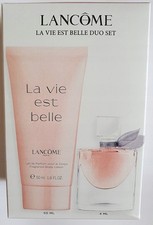 Lanc me La Vie Est Belle Eau De Parfum Mini 0.13 oz  Lotion 2 Pcs Set For Women
