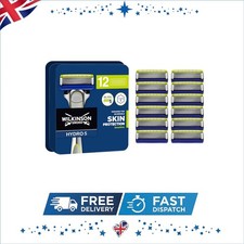 Image of 12 Eco-Friendly Hydro 5 Sensitive Razor Refills with Hydrating Gel and Guardbar