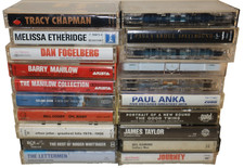 Lot of 20 Rock Pop Cassettes Tapes Journey Neil Diamond Barry Manilow Paula Ab