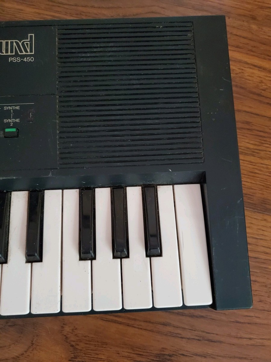 Vintage Yamaha PortaSound PSS-450 Keyboard w/ Yamaha Power