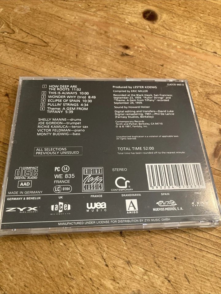 Shelly Manne & his Men - At the Black Hawk 5 - Cd- 09983 - Bild 3 von 3