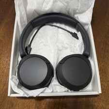 SONY WH-CH520 Wireless Headphones Bluetooth Headset with Microphone Black open b