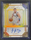 J.J. BAREA 2024-25 PANINI FLAWLESS #7 FRAMEWORK AUTO GOLD 02/10