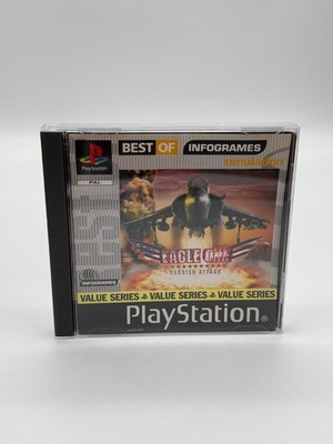 Eagle One Harrier Attack Sony Playstation 1 guter Zustand CIB OVP