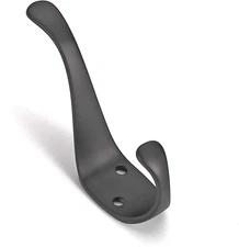 Ambipolar 10-Pack Elegant Coat Hooks Wall Mounted, Decorative Heavy Duty Double 