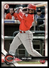 2018 Bowman Draft Shed Long Cincinnati Reds #BD-120
