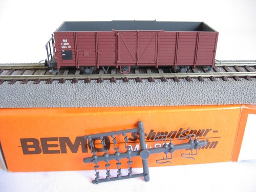 WK218* BEMO H0m 2251109 RhB E 6609 Off. Güterwagen OVP | Zustand: Gebraucht