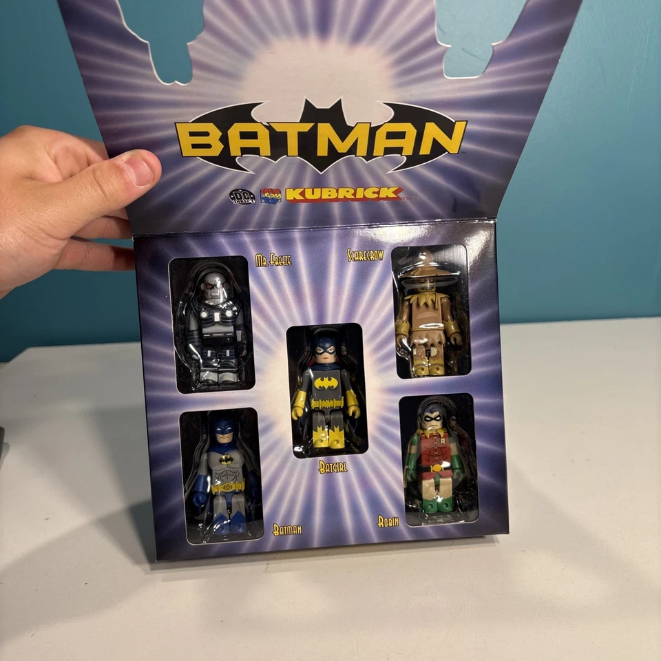 Kubrick - Exclusivo de DC Direct - Batman Robin Batgirl Scarecrow Mr. Freeze 2003 Foto 2 de 4