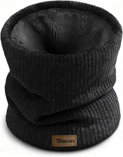 Winter Neck Gaiter, Neck Warmer Cover Ski Gaiters for Men/Women Fleece Thick Ele