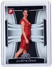 Juliette Lewis 2025 Leaf Metal Pristine Silver Prismatic Card # 40/50