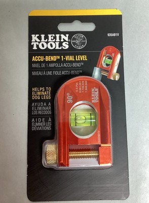 Klein Tools 935AB1V ACCU-BEND  Level, 1 Vial- Free Shipping