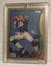 Peyton Manning rookie 1998 Topps  #360 Indianapolis Colts Draft Picks