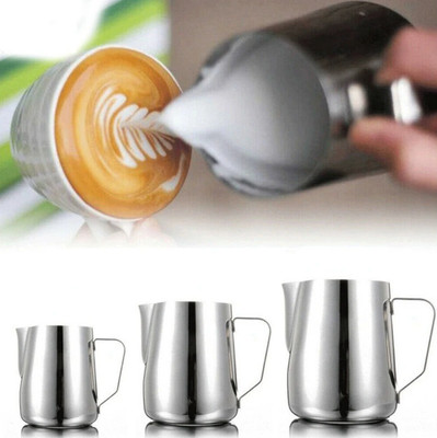 1 pc Stainless Steel Milk Frothing Pitcher Coffee Latte Art Jug 100 600ml