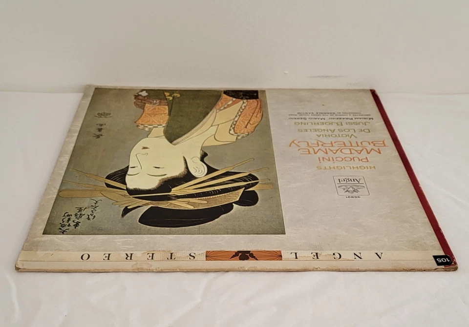 Madame Butterfly Highlights Puccini Vinyl LP Angel Records S 35821 33RPM NM / VG - Image 4 of 4