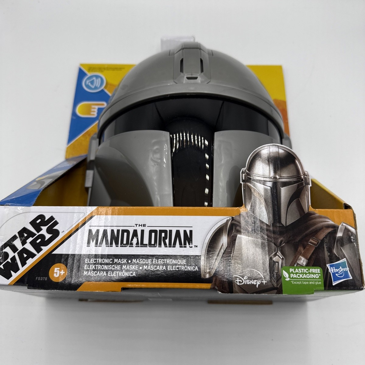 Hasbro Star Wars Mandalorian Electronic Mask - Silver, One Size | eBay