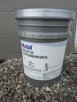 Mobil SHC 630 Synthetic Bearing & Gear Oil ISO VG 220 5-Gallon 110843