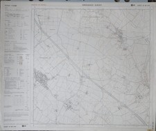 Original OS Map SP 84 NW; 1983; Stoke Goldington, Buckinghamshire; 1:10,000