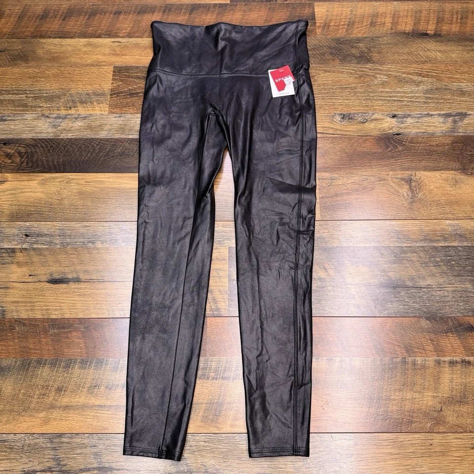 Leggings Spanx Imitación Cuero Mujer Extra Grandes Negros 2437 Nuevos  Foto 2 de 4