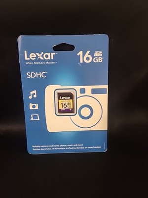 Lexar 16GB SDHC Multi-Use Memory Card - New in Sealed Original Packaging