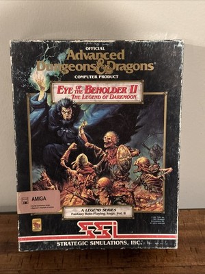Vintage COMMODORE AMIGA - Advanced D&D: Eye of the Beholder II, SSI (1991)