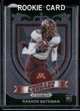 2021 Panini Prizm Draft Picks Collegiate #166 Rashod Bateman Red White and Blue