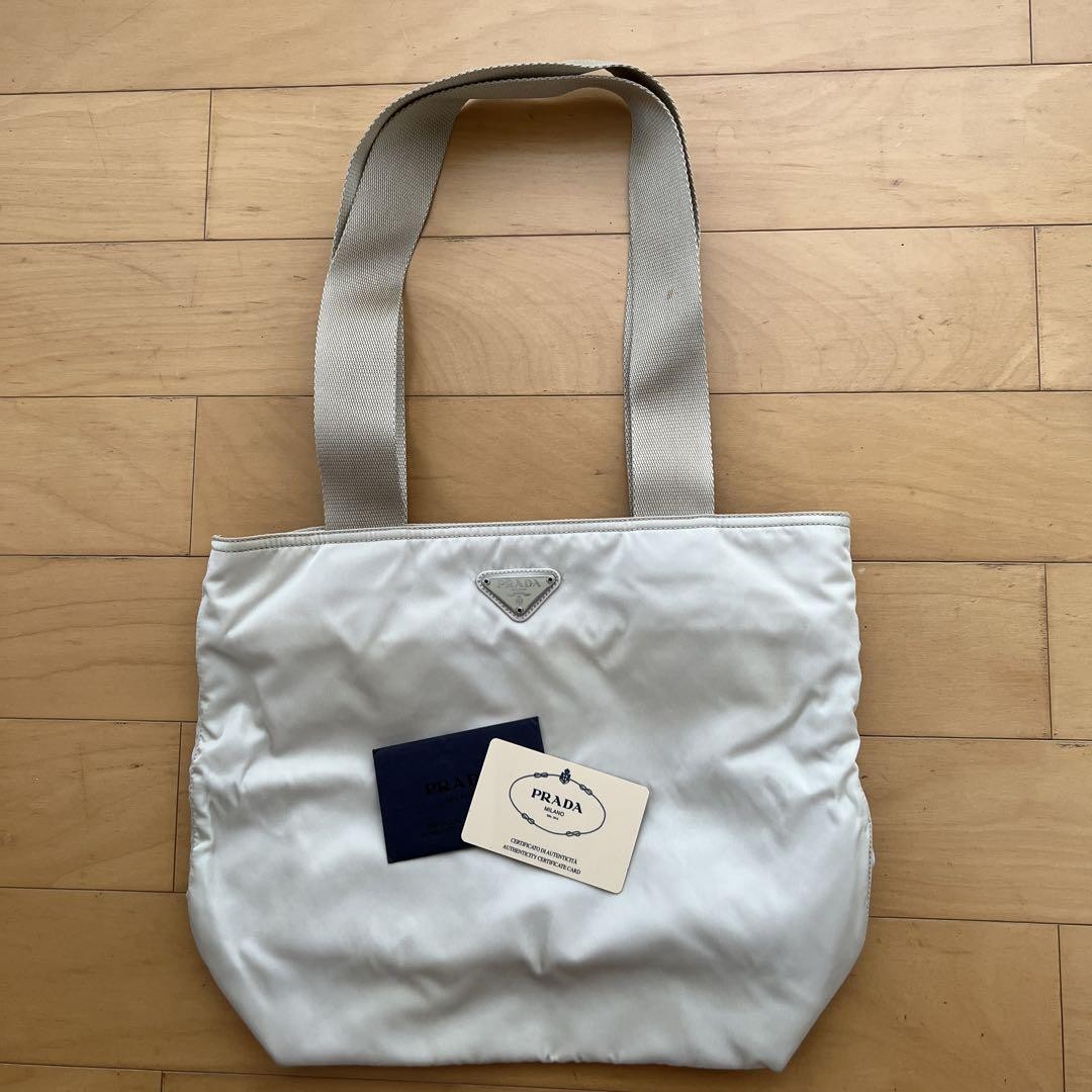 Prada White Shoulder Bag Authentic Imported From Japan