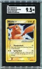 2006 POKEMON EX HOLON PHANTOMS GOLD STAR #104 PIKACHU-HOLO SGC 9.5