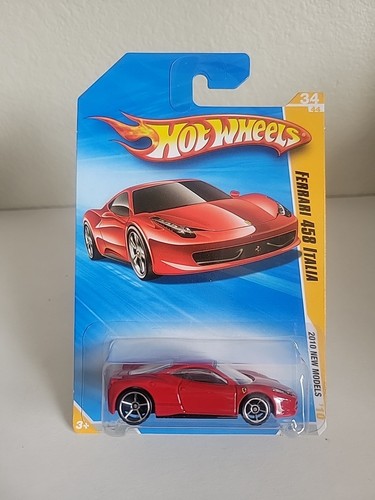 Hot Wheels 2009 Ferrari 458 Italia - rot 2010 neue Modelle 39/52