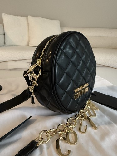 Versace Jeans Couture noir bandoulière ronde, neuf avec étiquette, 100% authentique - Photo 3/12