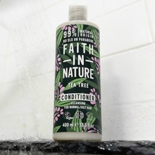 Faith in Nature Tea Tree Conditioner 13.5 fl oz 400ml Normal & Oily Hair NEW