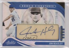 2022 Panini Absolute Rookie Bat Signatures 10/50 Jon Heasley #120 Auto 0wp8