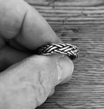 Braided Sterling Band