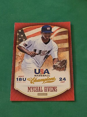 2013 Mychal Givens Panini USA Baseball Champions #51