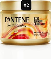 2X PANTENE PRO V MIRACLES RIZOS DEFINIDOS MASCARILLA INTENSIVA - 2 de 300ml c/u